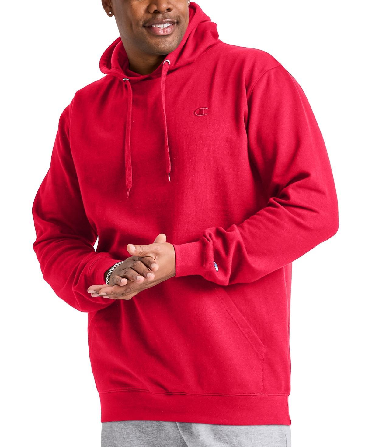 Champion Mens Big & Tall Powerblend Solid Fleece Hoodie Product Image