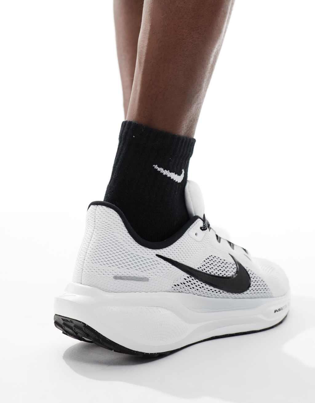 Nike Running Air Zoom Pegasus 41 sneakers in white and black Product Image