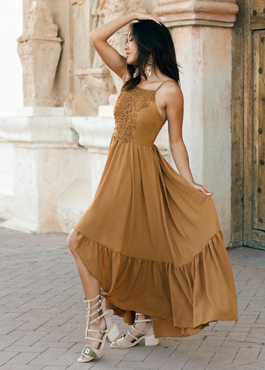 Mala Maxi Dress in Cumin Product Image