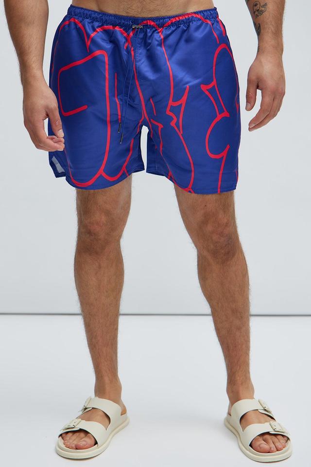 The Big G Swim Trunks - Navy Product Image