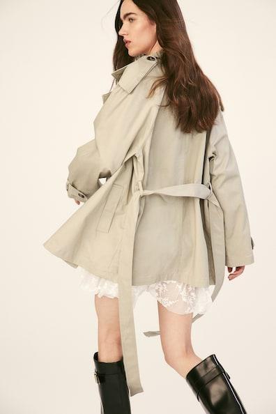 Short Trench Coat Product Image