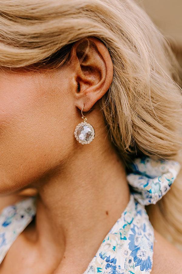 Pretty Posh Earrings In Sky Blue Product Image