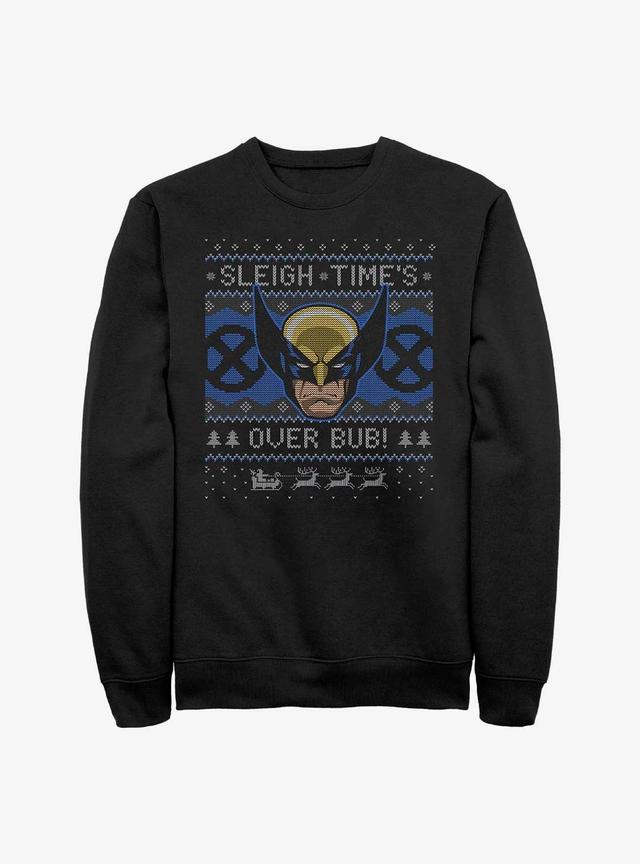 Marvel X-Men Wolverine Ugly Christmas Sweatshirt Product Image