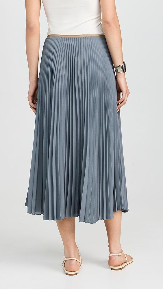 Vince Draped Pleated Skirt | Shopbop Product Image