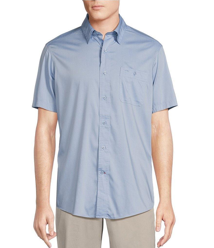 Cremieux Blue Label Performance Stretch Twill Short Sleeve Woven Shirt Product Image