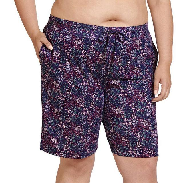 Plus Size Jockey Everyday Cotton Bermuda Pajama Shorts, Womens Product Image