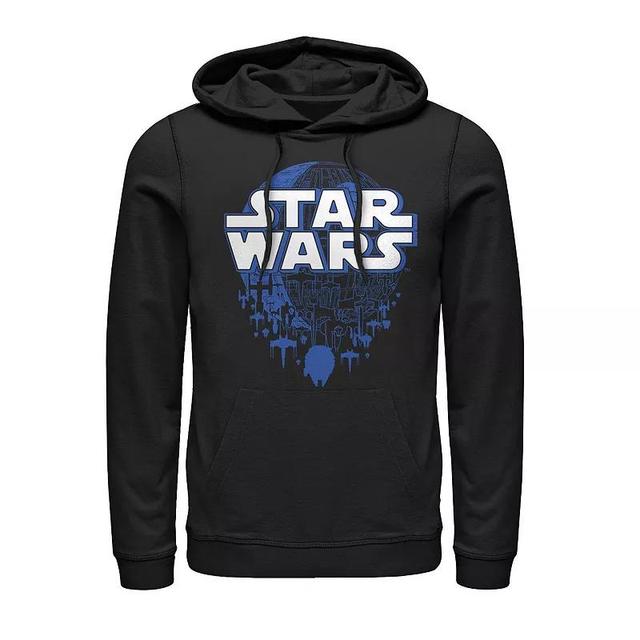 Mens Star Wars Deathstar Pullover Hoodie Product Image