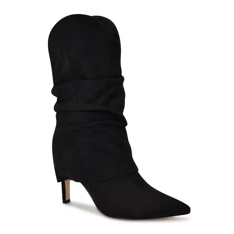 Nine West Glitch Womens Pointy Toe Slouchy Dress Boots Product Image