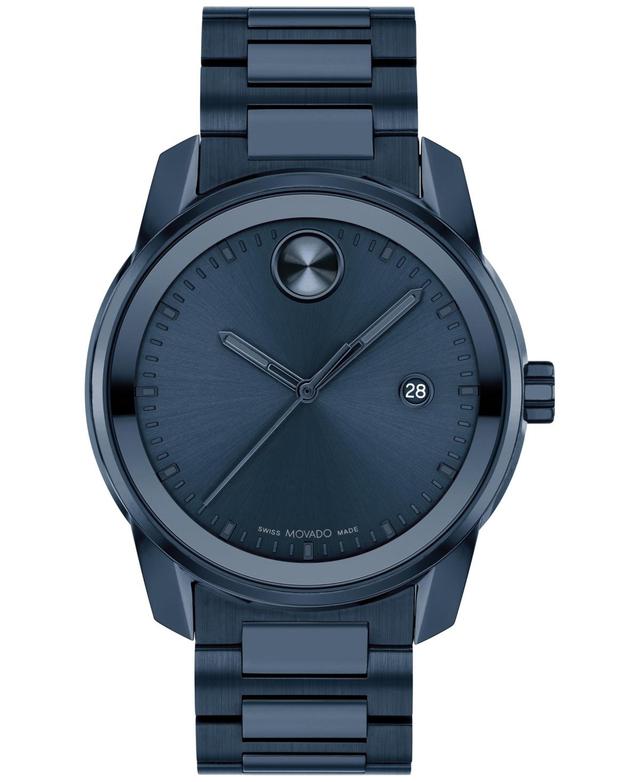 Men's Movado BoldÂ® Verso Gunmetal Grey IP Watch with Grey Dial (Model: 3600736) Product Image