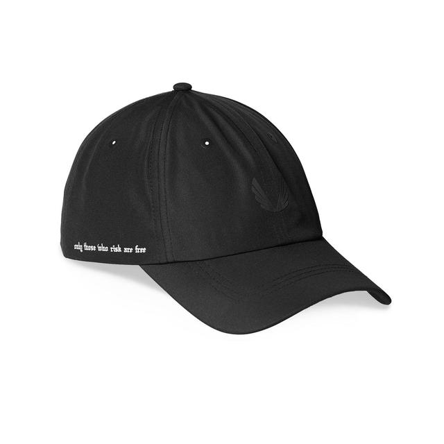 0816. Hybrid Sport Cap - Black/Black "Wings" Product Image