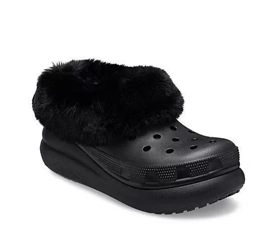 CROCS Classic Furever Crush Faux Shearling Lined Clog Product Image