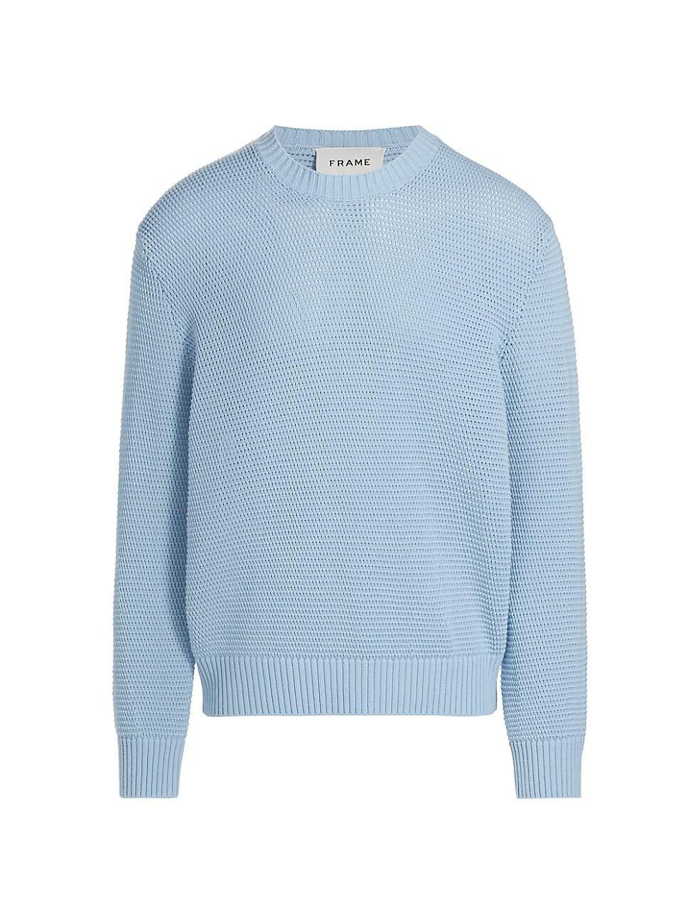 Mens Cotton & Merino Wool Sweater Product Image