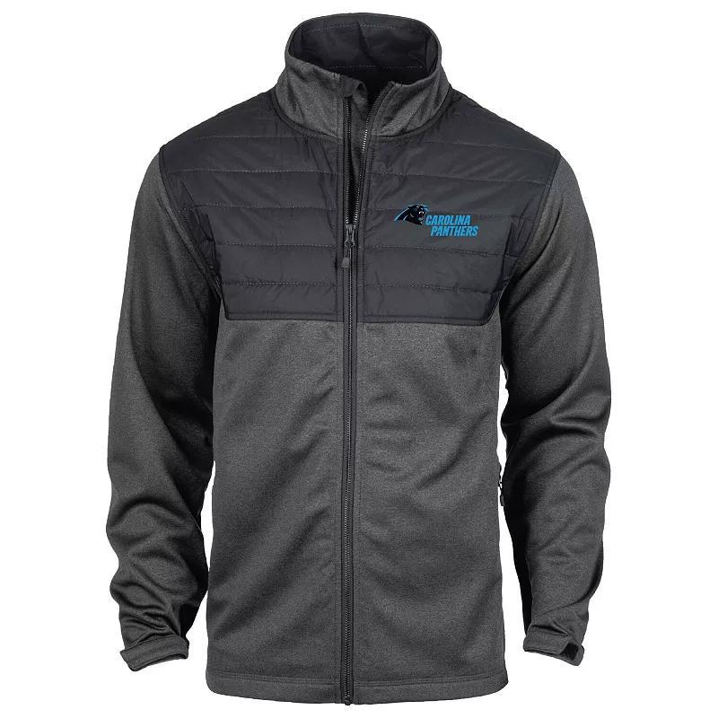 Mens Dunbrooke Heather Black Carolina Panthers Explorer Tech Full-Zip Jacket Product Image