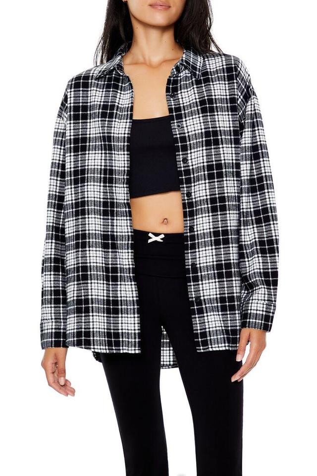 Oversized Flannel Shirt | Forever 21 Product Image