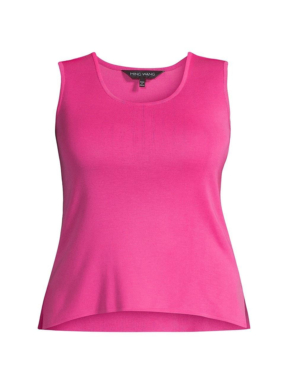 Womens Knit Scoopneck Tank Product Image