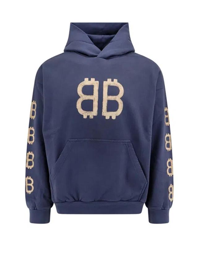 BALENCIAGA Sweatshirt In Blue Product Image