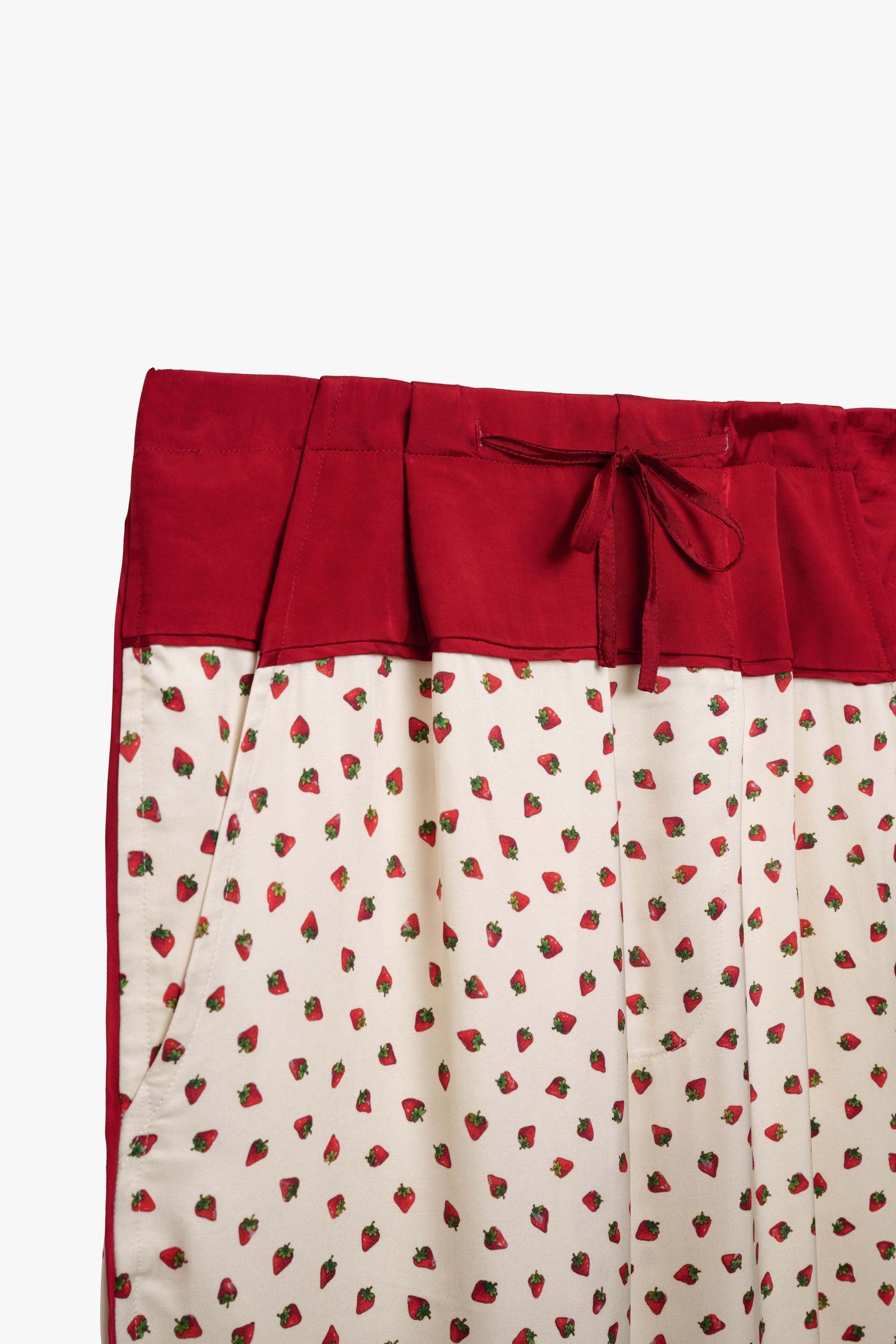 STRAWBERRY PAJAMA PANTS X STEFANO PILATI Product Image