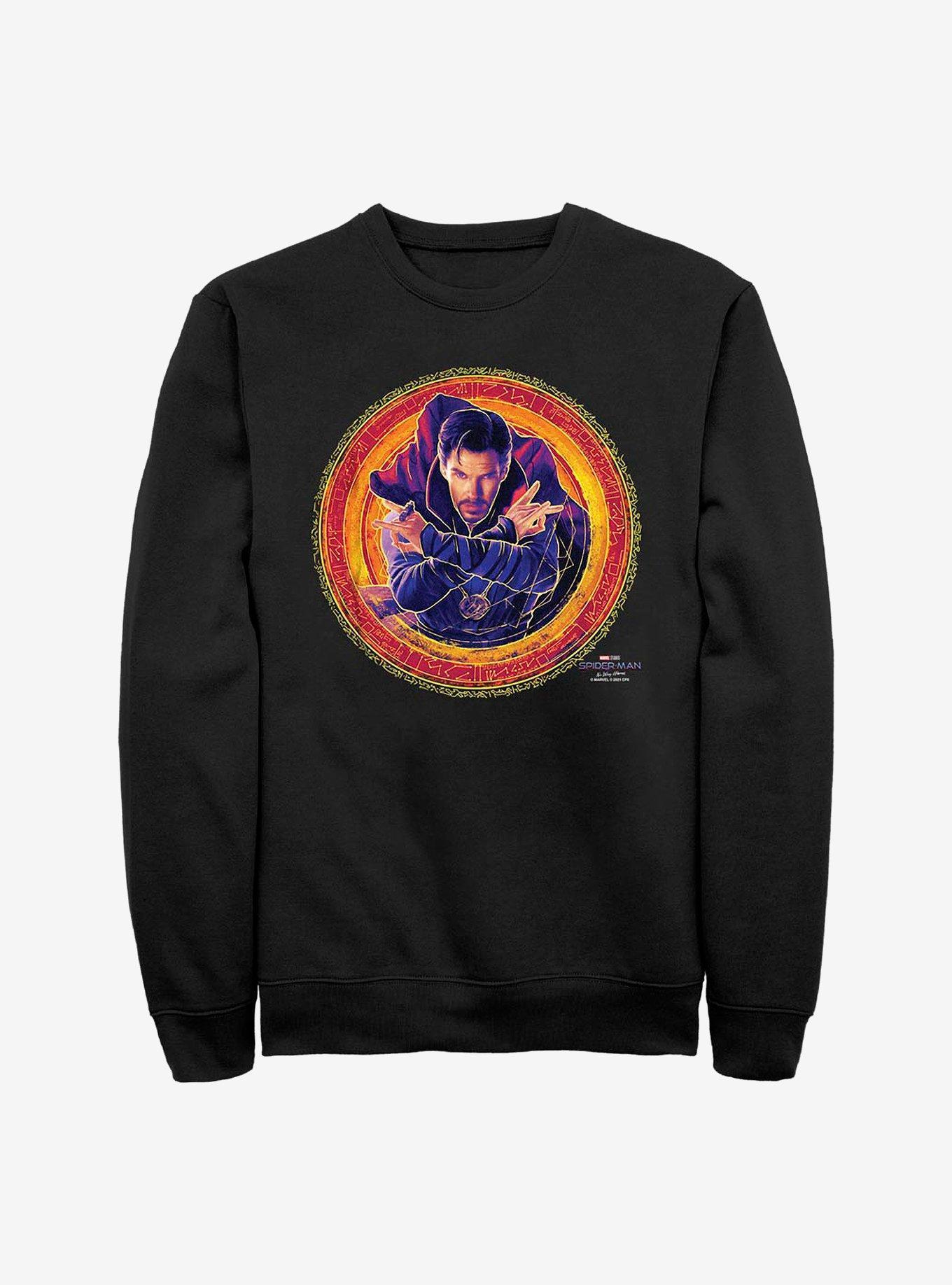 Marvel Spider-Man Doctor Strange Portrait Crew Sweatshirt Product Image