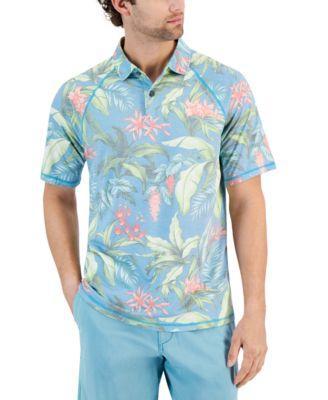 Tommy Bahama Mens Lush Hour Floral Polo Shirt Product Image