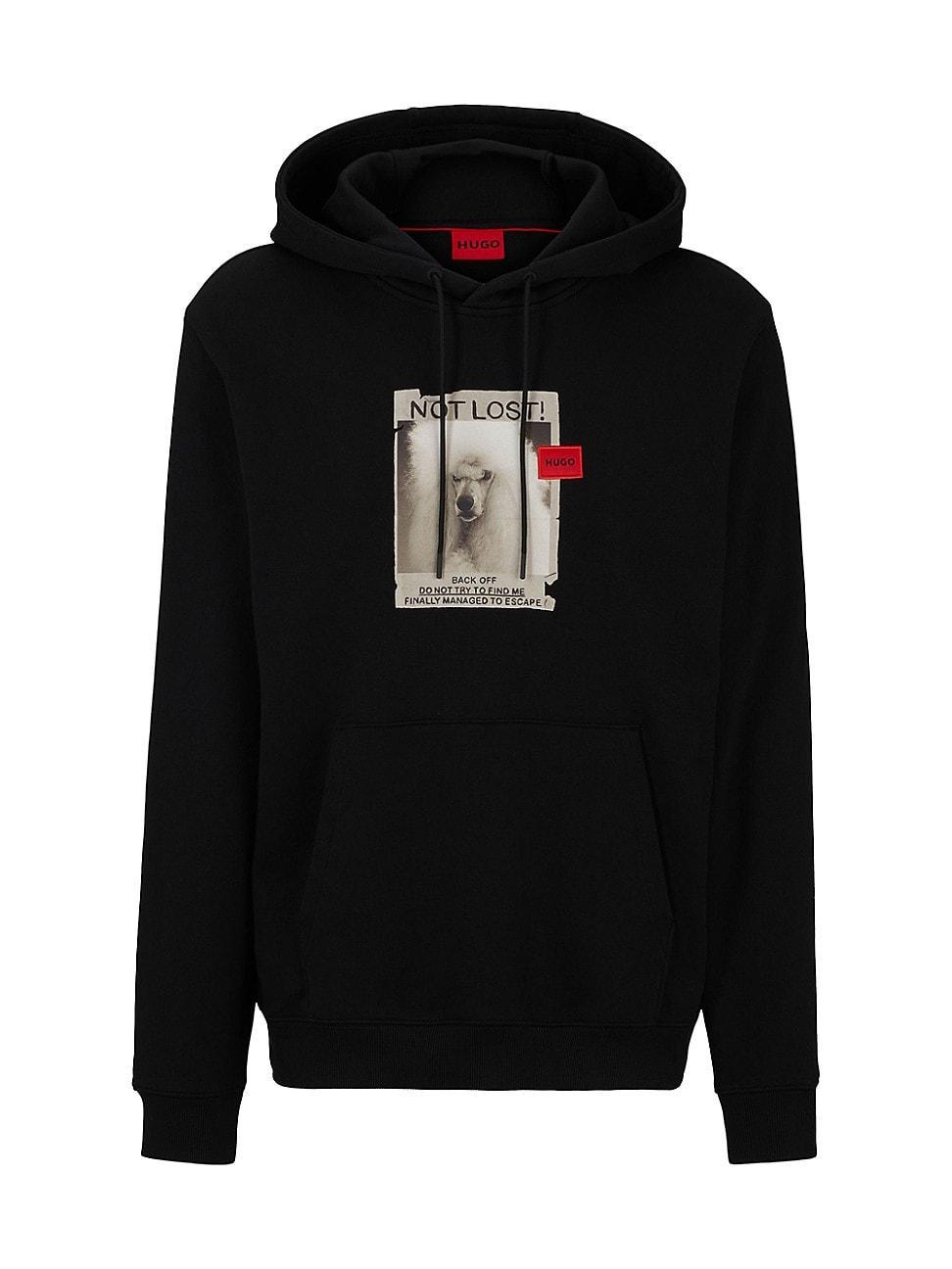 Mens Relaxed-Fit Hoodie in French Terry Product Image