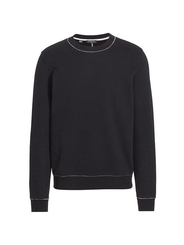 Mens Slim-Fit Cotton Crewneck Sweater Product Image