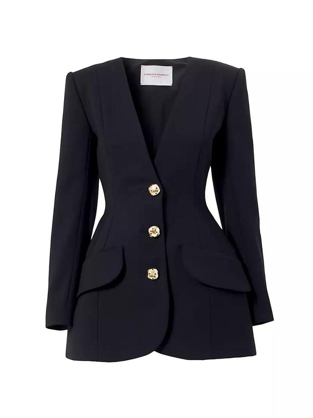 Broad Wool Blazer Product Image