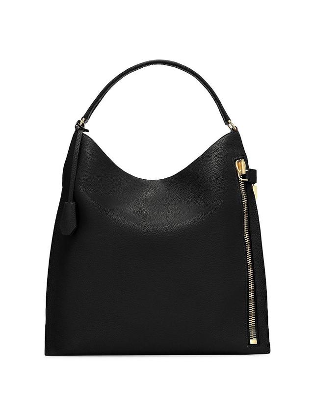 Womens Small Alix Leather Hobo Bag Product Image