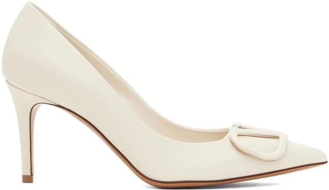 Beige Vlogo Pumps In I16 Light Ivory Product Image