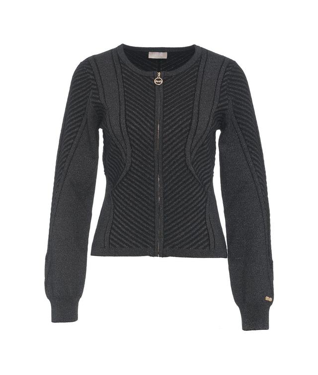 Cardigan a maglia con zip Female Product Image