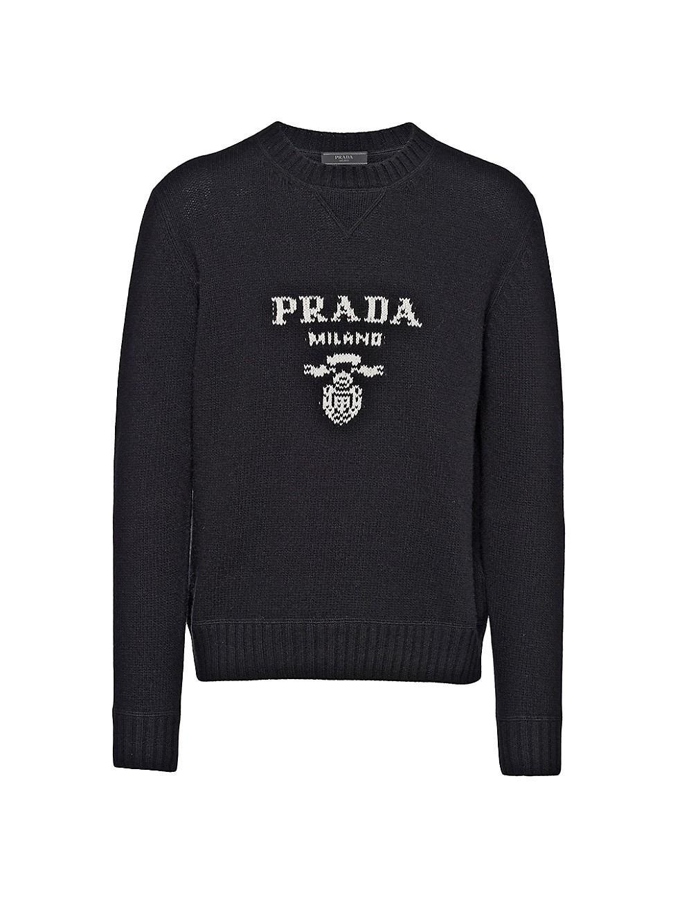 Mens Wool And Cashmere Crewneck Sweater Product Image