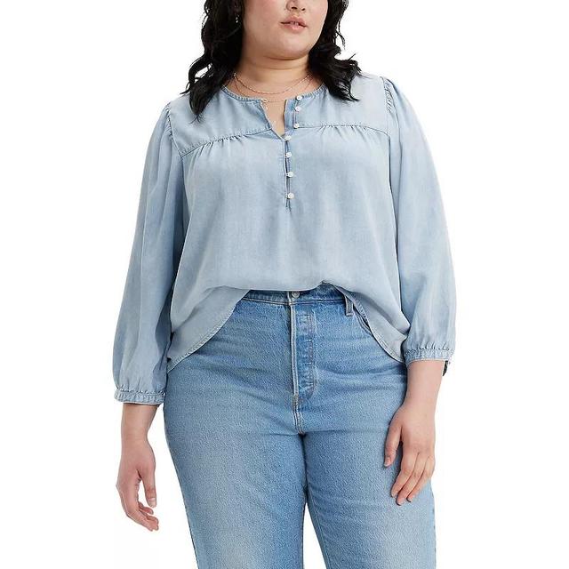 Plus Size Levis Halsey Blouse, Womens Product Image