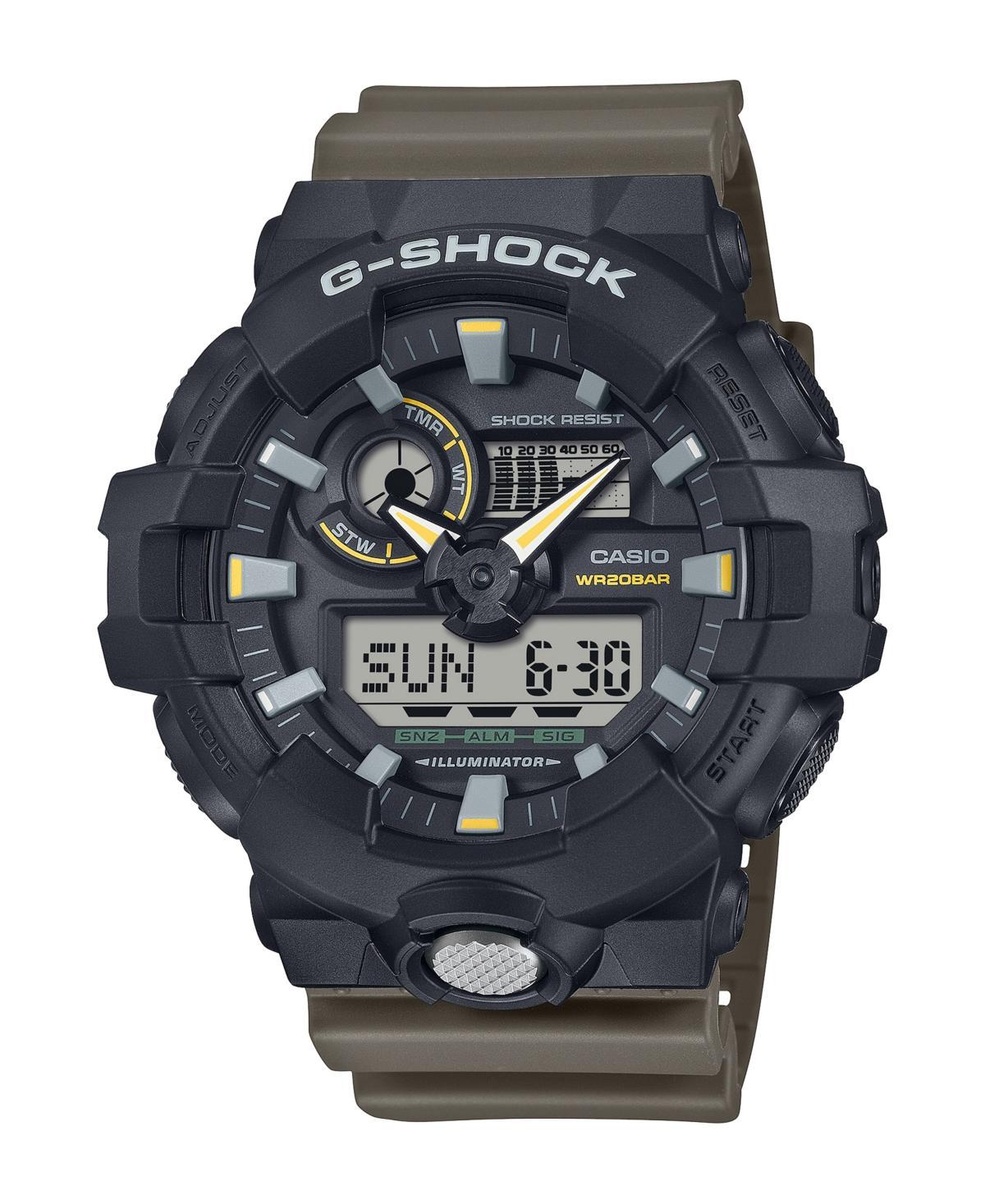 G-Shock Mens Ana-Digi Green Resin Strap Watch Product Image