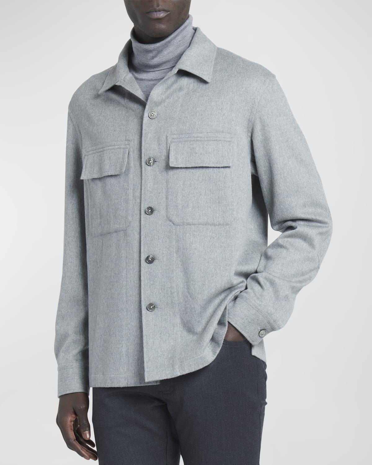 Mens Oasi Cashmere Overshirt Product Image