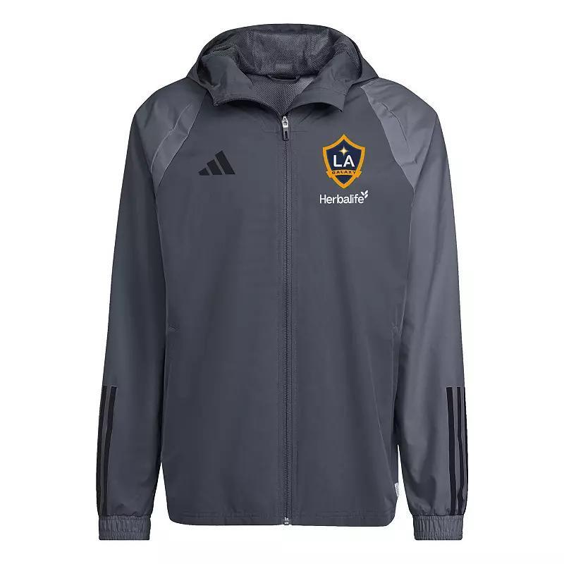 Mens adidas Gray St. Louis City SC 2024 All-Weather Raglan Full-Zip Jacket Product Image