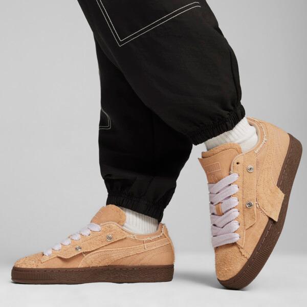 PUMA x X-GIRL Suede Women's Sneakers in Dusty Tan/Toasted Almond Product Image