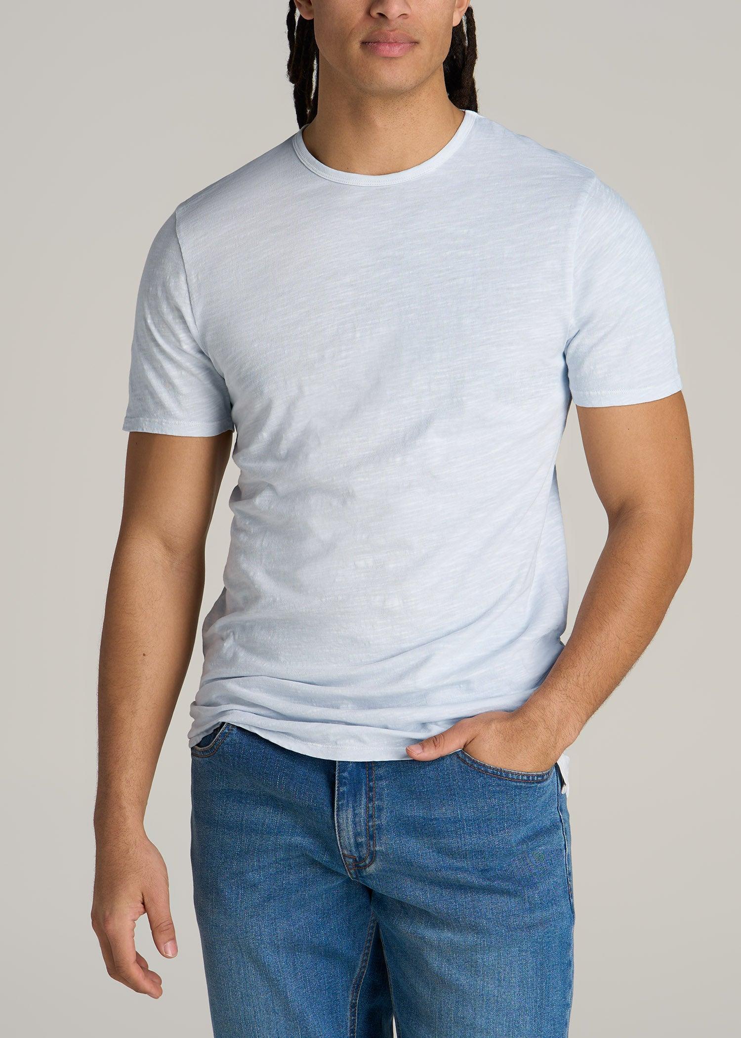 Slub Tee in Light Blue - Tall Men's Shirts Product Image