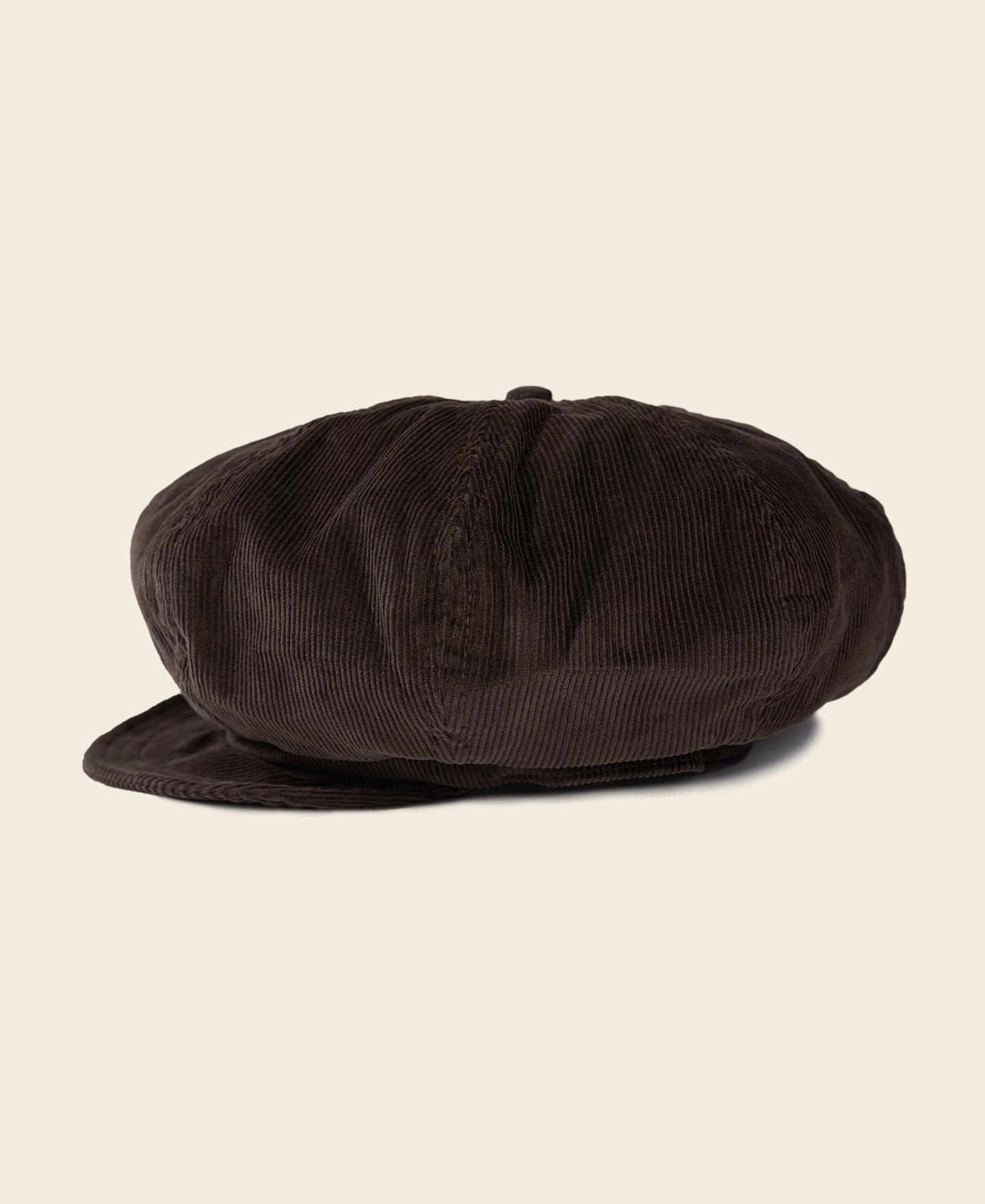 Brown Corduroy Newsboy Cap Product Image