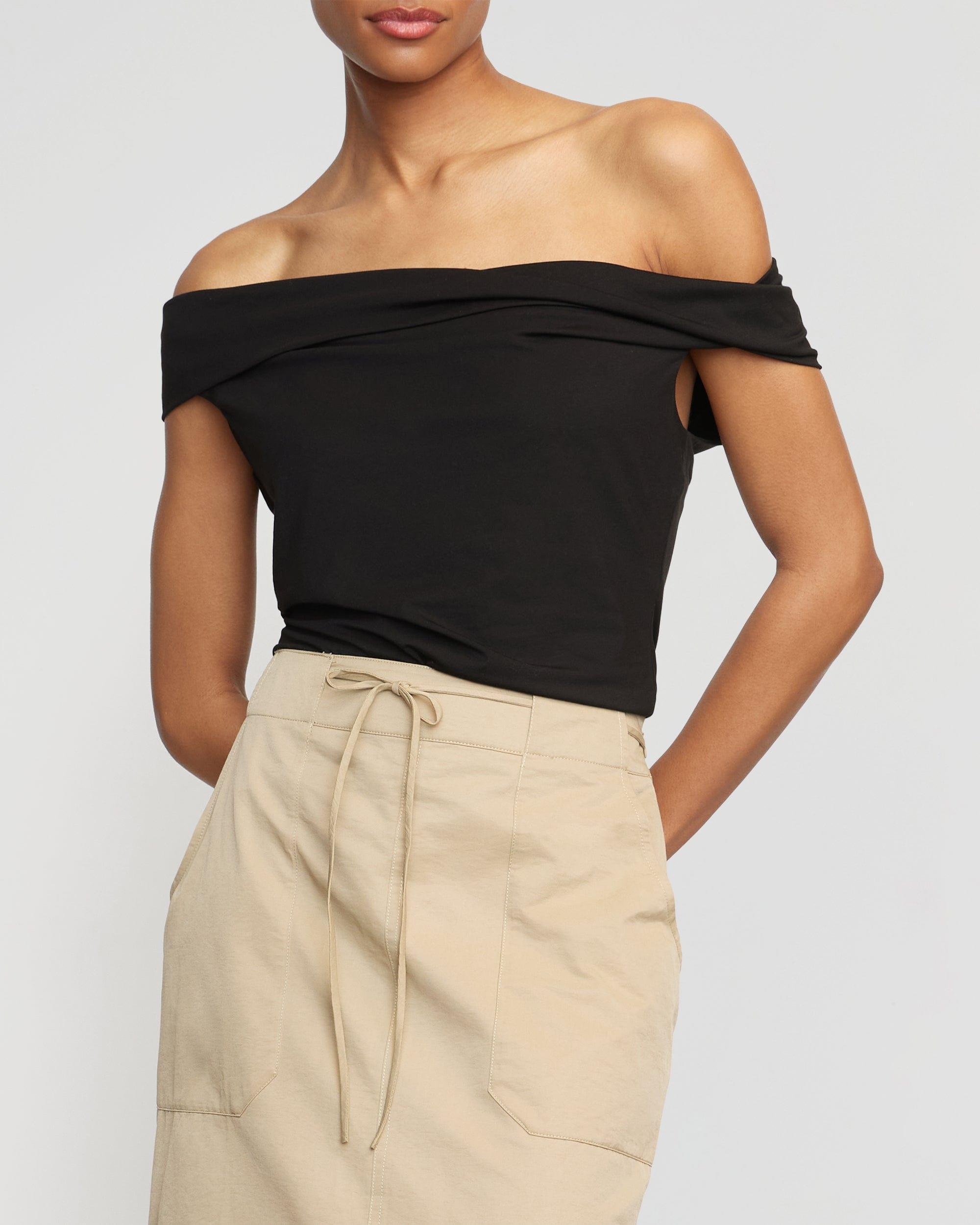 Mai Asymmetric Off-Shoulder Tee Product Image