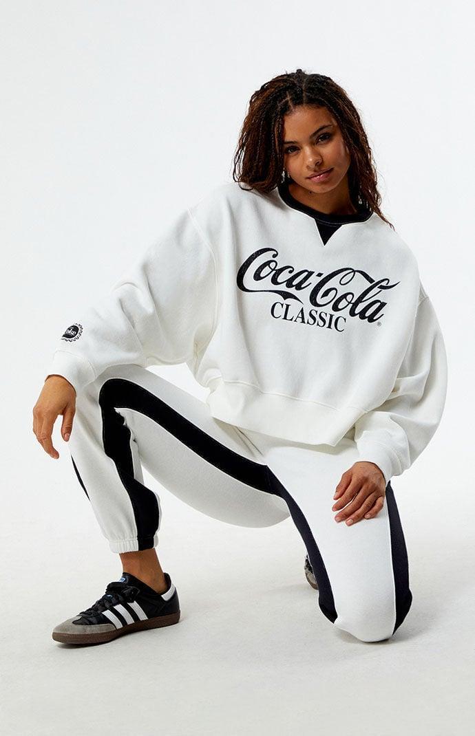 Coca-Cola Women's By PacSun Classic Boxy Crew Neck Sweatshirt Product Image