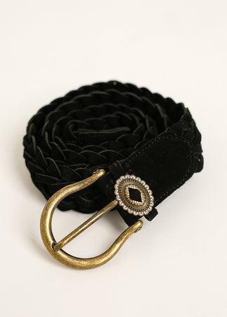 Winslow Leather Belt in Black Product Image