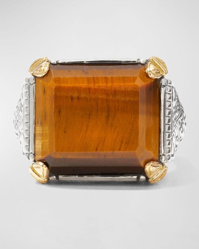 Mens Perseus Two-Tone Tigers Eye Ring Product Image