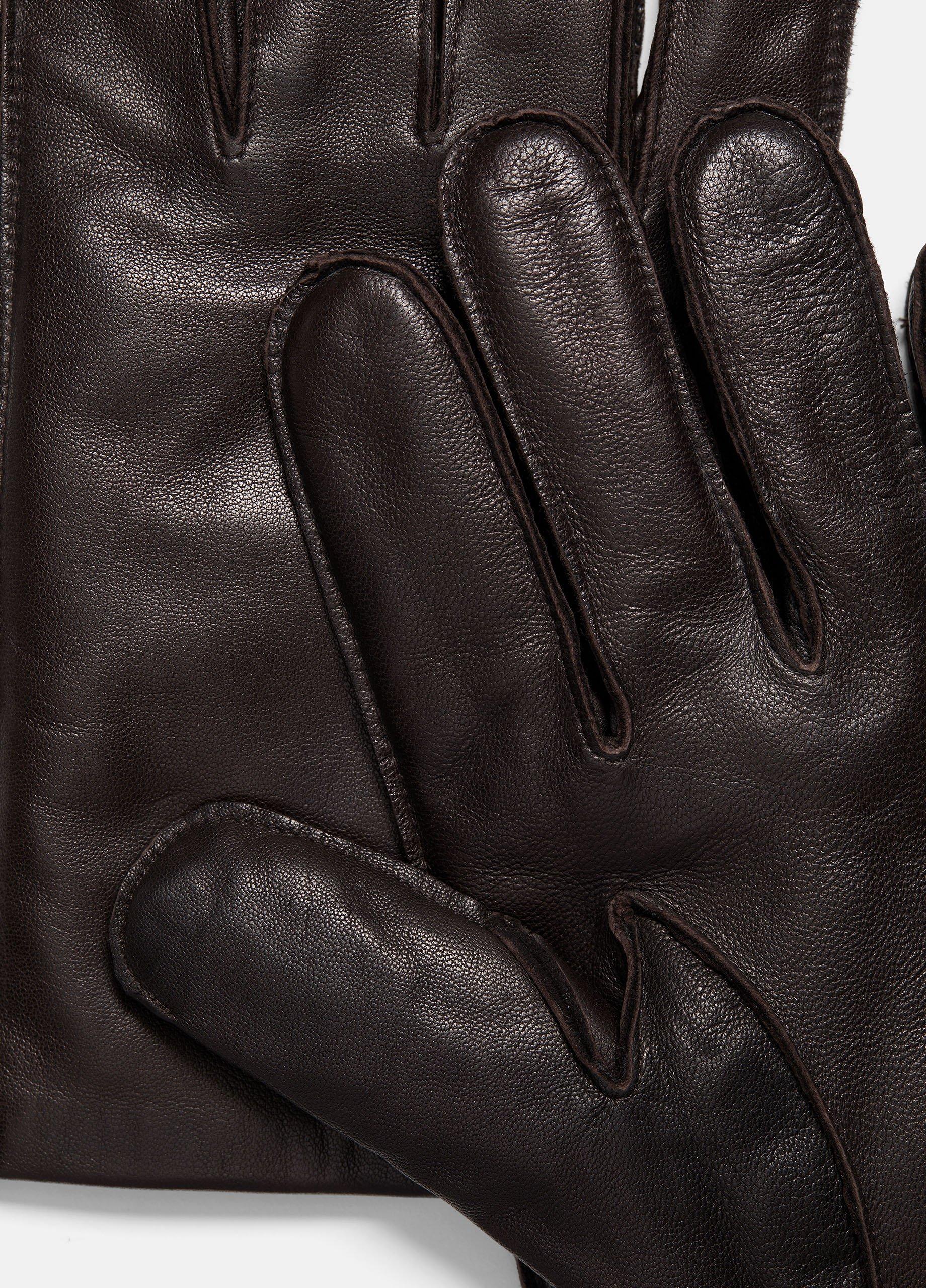 Classic Cashmere-Lined Leather Glove Product Image