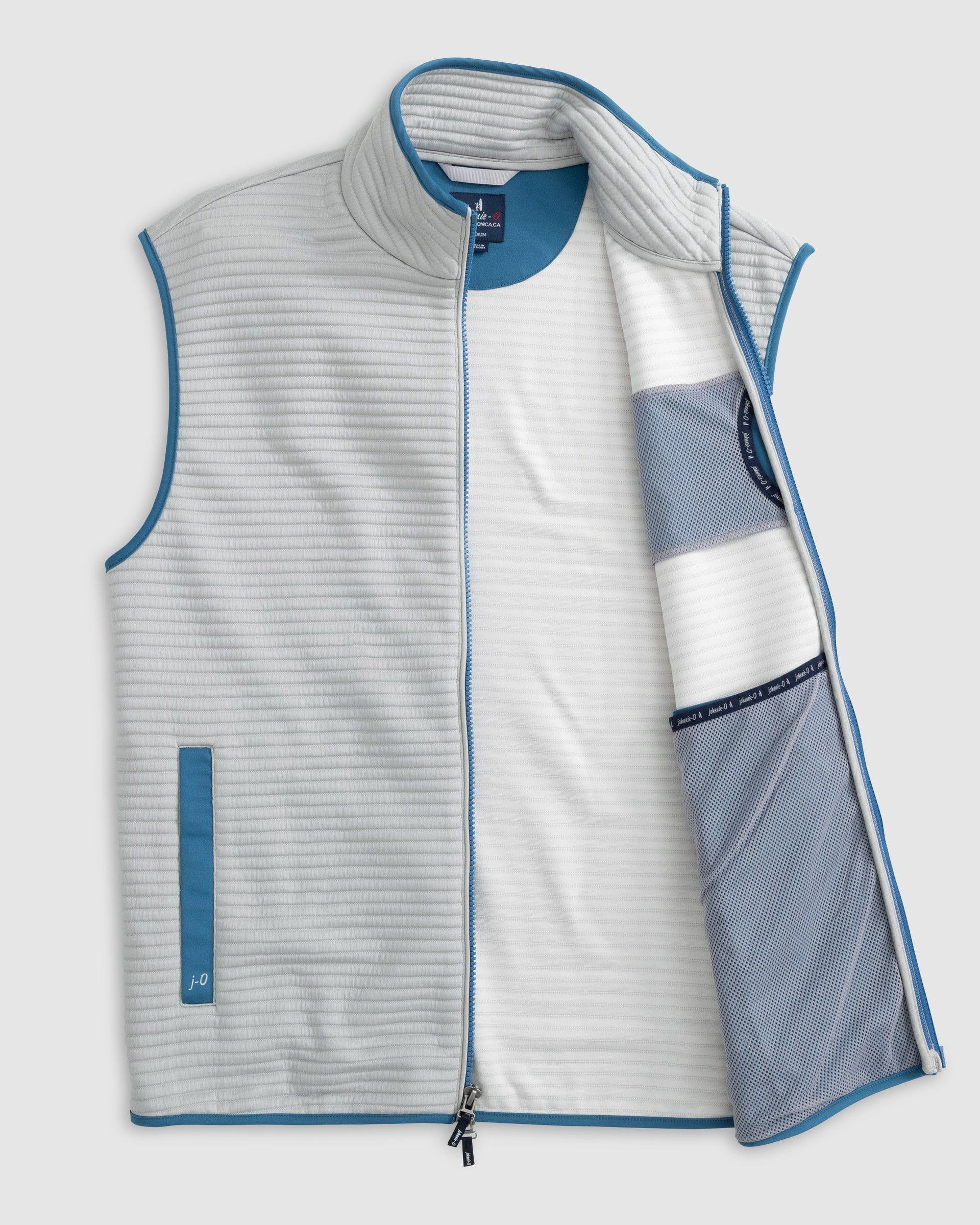 Notch Quilted Knit Vest Male Product Image