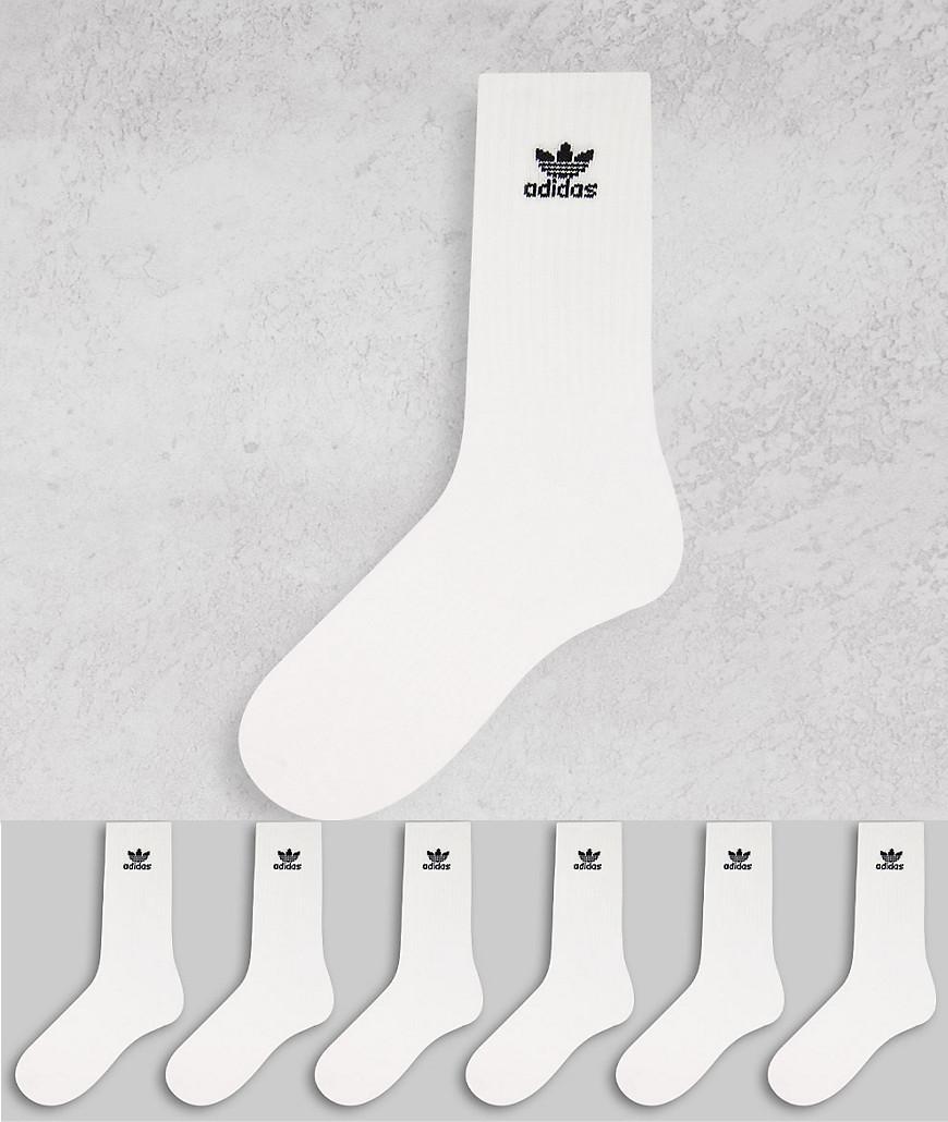 adidas Originals Mens adidas Originals Trefoil 6 Pack Crew Socks - Mens Product Image