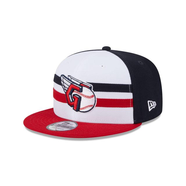 Cleveland Guardians 2024 Batting Practice 9FIFTY Snapback Hat Male Product Image