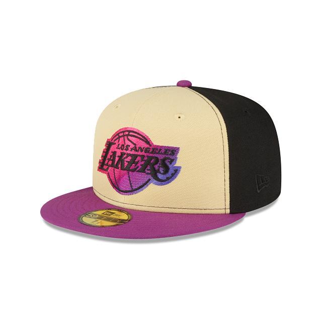 Los Angeles Lakers Tri-Color 59FIFTY Fitted Hat Male Product Image