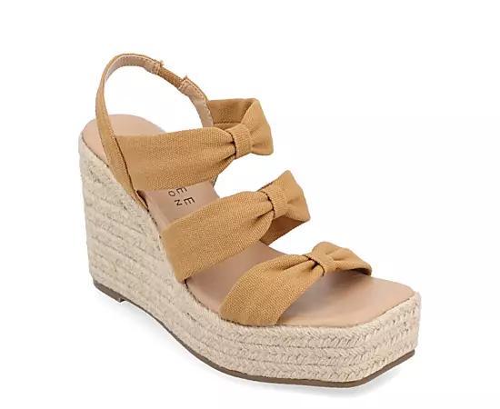 Journee Collection Womens Santorynn Platform Wedge Sandal Product Image