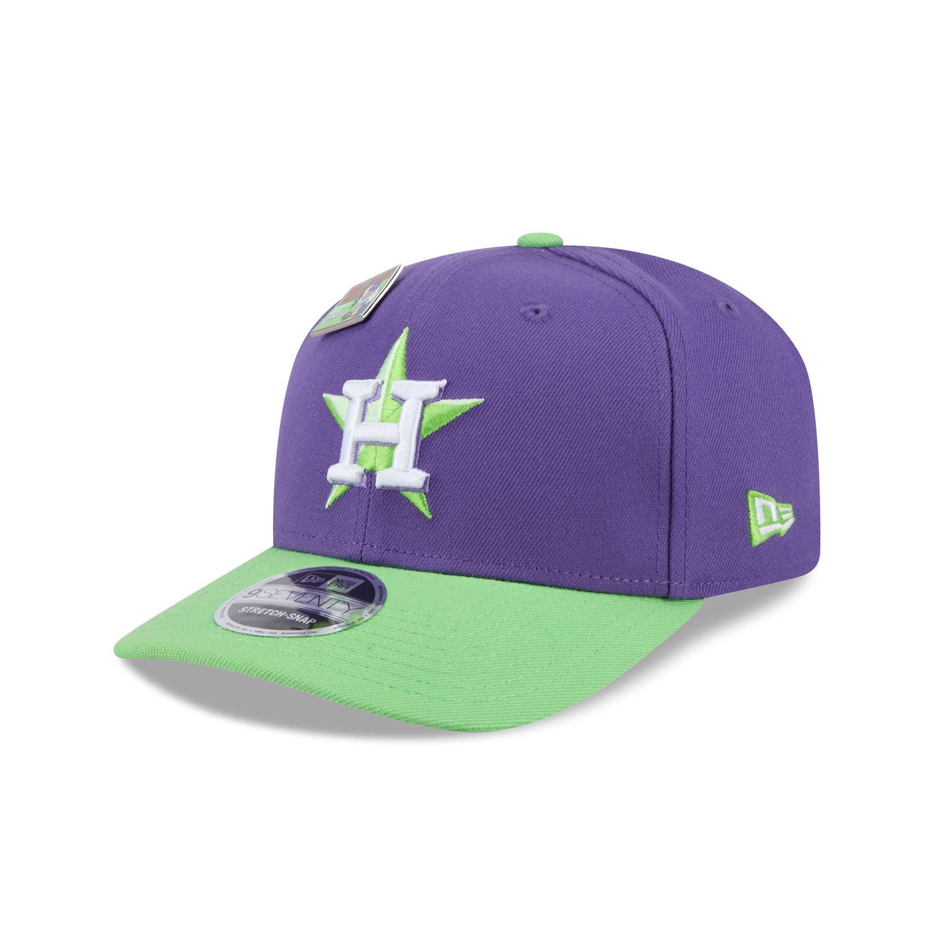 Big League Chew X Houston Astros Swingin' Sour Apple 9SEVENTY Stretch-Snap Hat Male Product Image