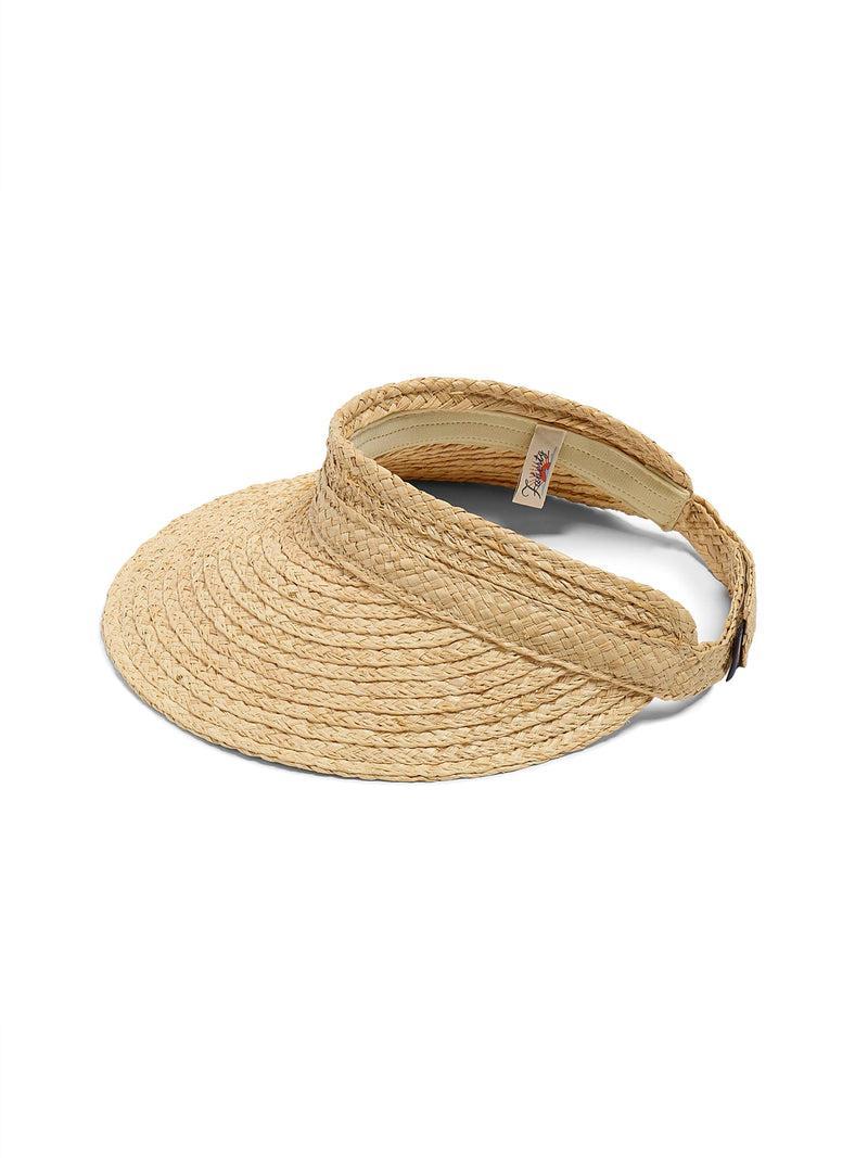 Raffia Packable Visor - Natural Product Image