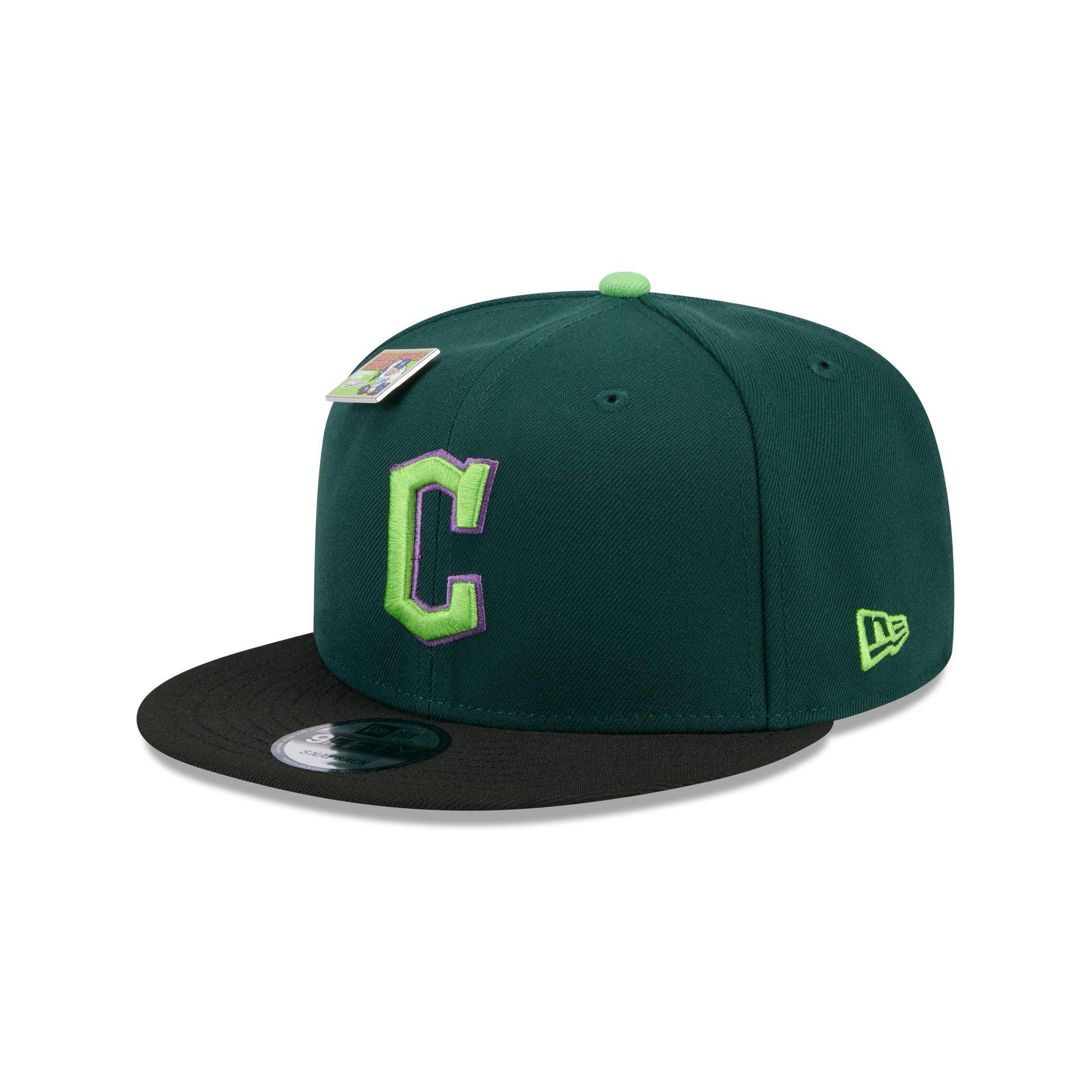 Big League Chew X Cleveland Guardians Sour Apple 9FIFTY Snapback Hat Male Product Image